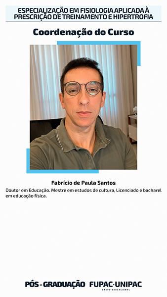 Especialização em Fisiologia Aplicada à Prescrição de Treinamento e Hipertrofia3